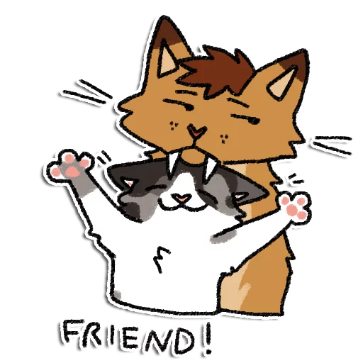 🐈 Стикер «HissSticks» для Telegram