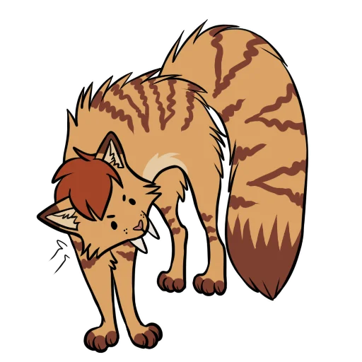 🐈 Стикер «HissSticks» для Telegram
