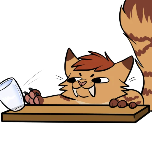 🍸 Стикер «HissSticks» для Telegram