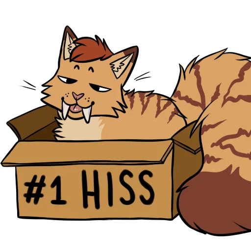 🥡 Стикер «HissSticks» для Telegram