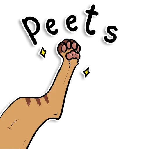 🐾 Стикер «HissSticks» для Telegram