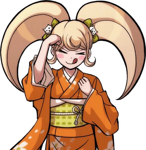 😋 Стикер «Hiyoko Saionji Хиёко Сайонджи» для Telegram