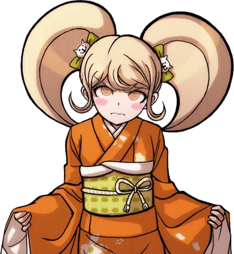 😠 Стикер «Hiyoko Saionji Хиёко Сайонджи» для Telegram