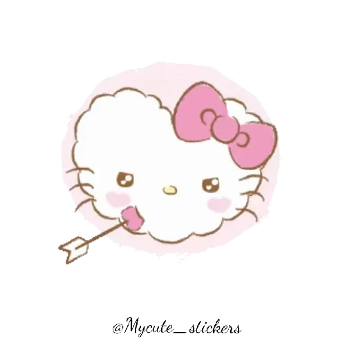 🐱 Стикер «Hello Kitty BA» для Telegram