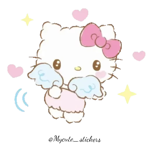🐱 Стикер «Hello Kitty BA» для Telegram