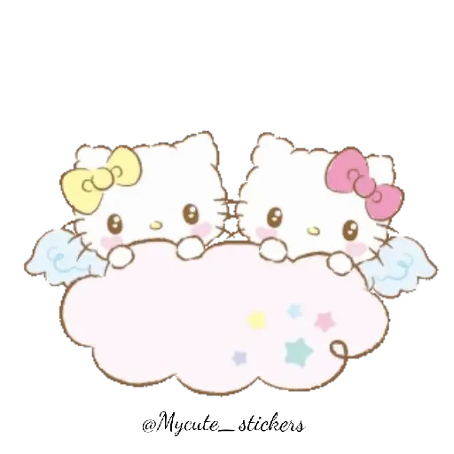 🐱 Стикер «Hello Kitty BA» для Telegram