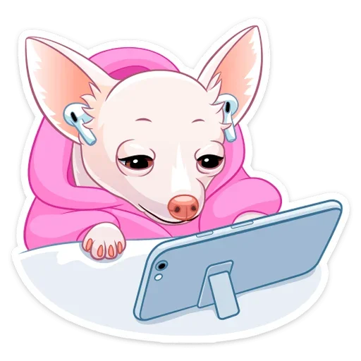 🎧 Стикер «Хлоя» для Telegram