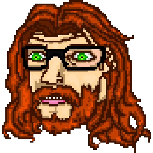🧔‍♂️ Стикер «Hotline Miami» для Telegram