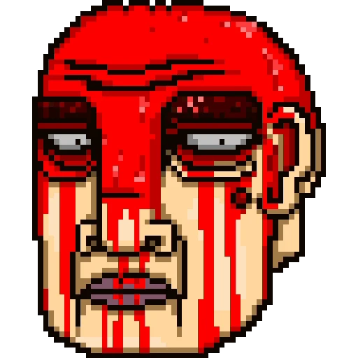 😔 Стикер «Hotline Miami» для Telegram