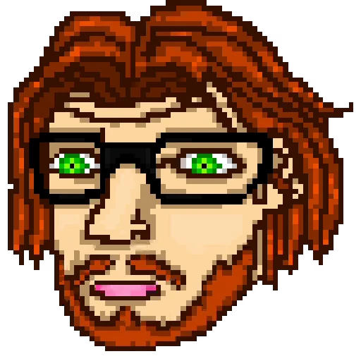 🧔 Стикер «Hotline Miami» для Telegram