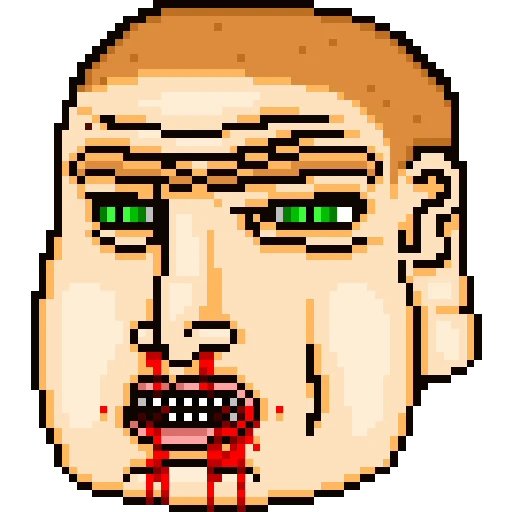 ☹️ Стикер «Hotline Miami» для Telegram