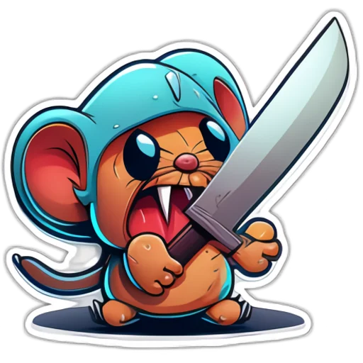 🤬 Стикер «Neural mouse» для Telegram