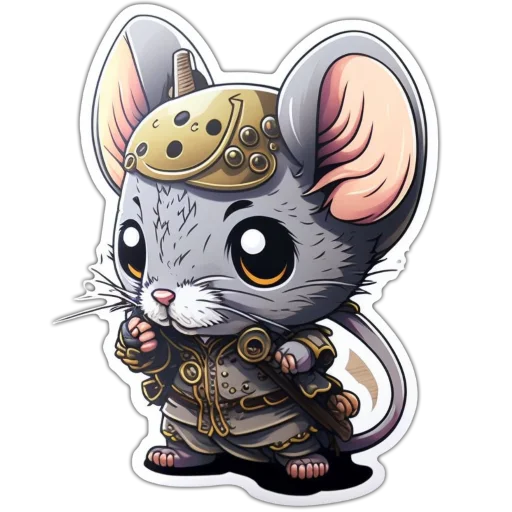 🧥 Стикер «Neural mouse» для Telegram