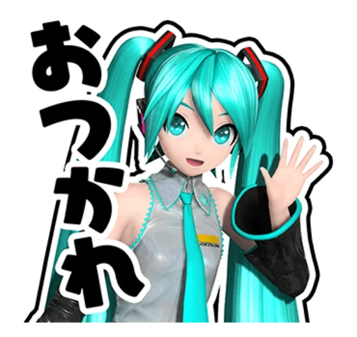 👋 Стикер «Hatsune Miku Project DIVA Future Tone» для Telegram