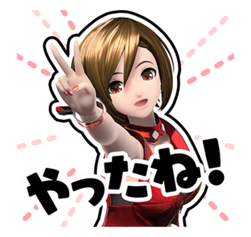 ✌️ Стикер «Hatsune Miku Project DIVA Future Tone» для Telegram