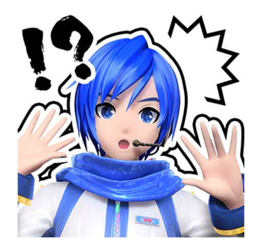 ⁉ Стикер «Hatsune Miku Project DIVA Future Tone» для Telegram