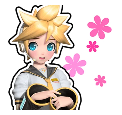 🌸 Стикер «Hatsune Miku Project DIVA Future Tone» для Telegram