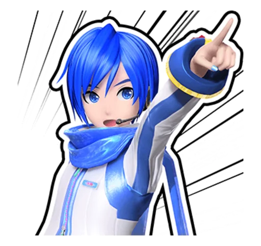 👉 Стикер «Hatsune Miku Project DIVA Future Tone» для Telegram