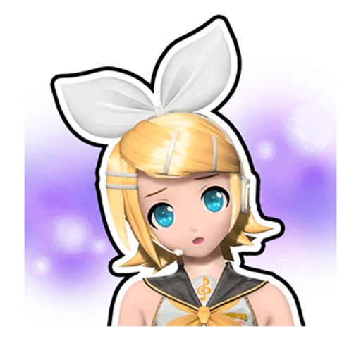 🥺 Стикер «Hatsune Miku Project DIVA Future Tone» для Telegram