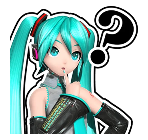 ❓ Стикер «Hatsune Miku Project DIVA Future Tone» для Telegram