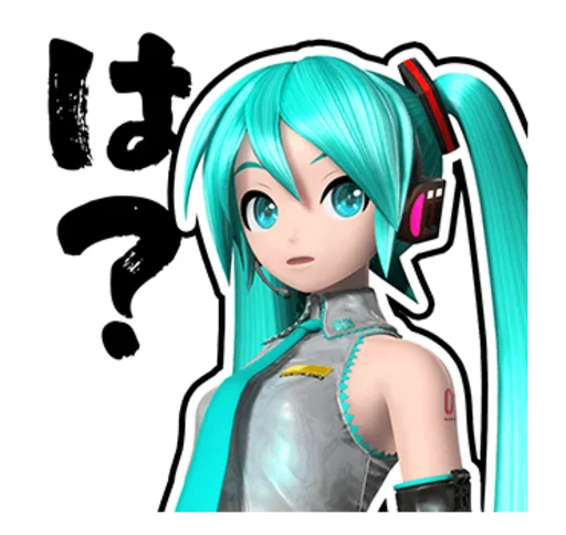 ❓ Стикер «Hatsune Miku Project DIVA Future Tone» для Telegram