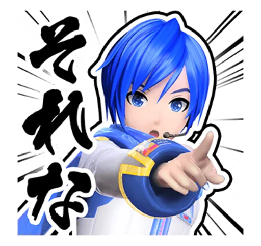 ❗ Стикер «Hatsune Miku Project DIVA Future Tone» для Telegram