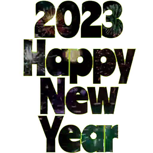 🎇 Стикер «HNY ? 2023 Video» для Telegram