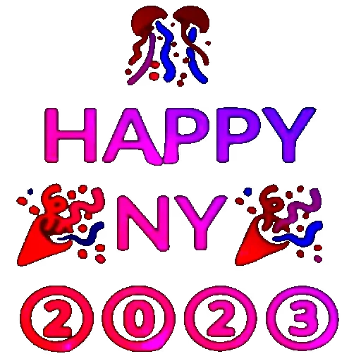 🎉 Стикер «HNY ? 2023 Video» для Telegram