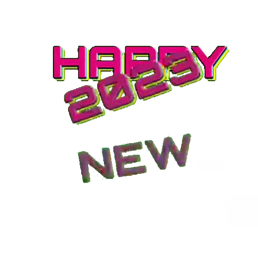 🍾 Стикер «HNY ? 2023 Video» для Telegram