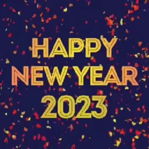 🎊 Стикер «HNY ? 2023 Video» для Telegram