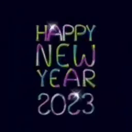 ✨ Стикер «HNY ? 2023 Video» для Telegram