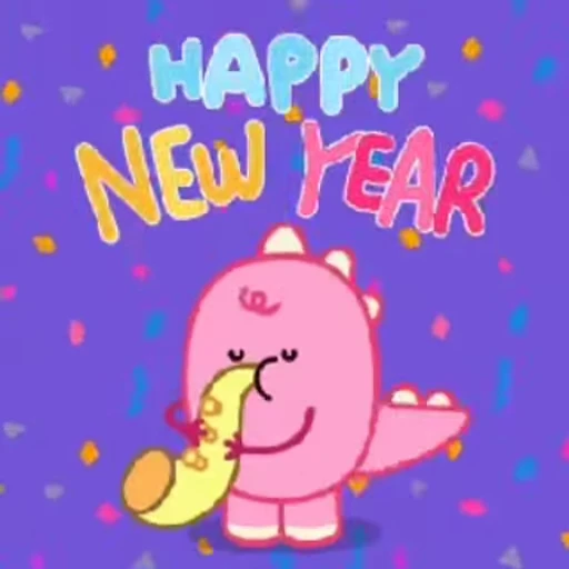 🎺 Стикер «HNY ? 2023 Video» для Telegram