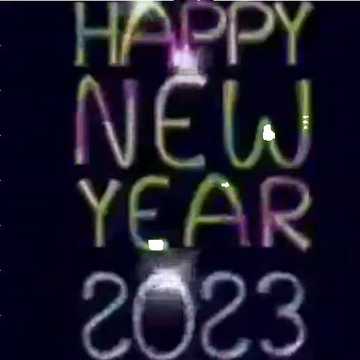 🙈 Стикер «HNY ? 2023 Video» для Telegram