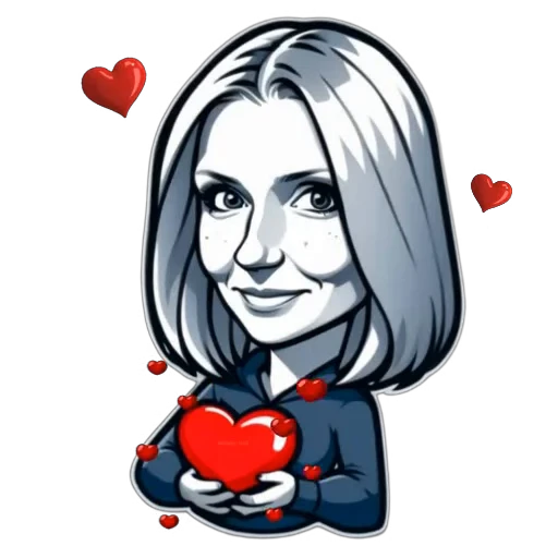 ❤ Стикер «Фразы» для Telegram