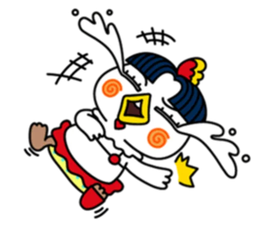 😆 Стикер «Hochi Buldak Samyang Foods» для Telegram