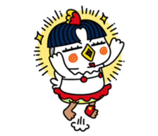 😄 Стикер «Hochi Buldak Samyang Foods» для Telegram