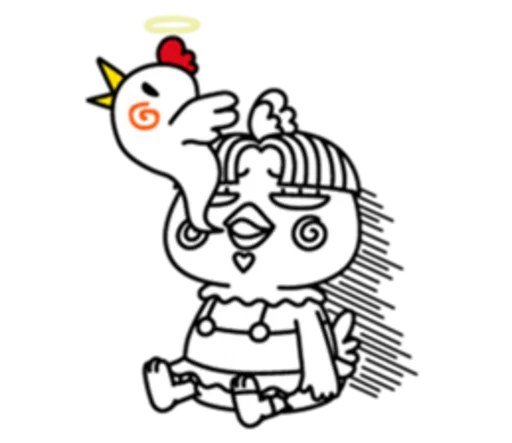 👻 Стикер «Hochi Buldak Samyang Foods» для Telegram