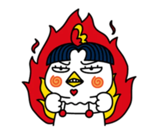 😡 Стикер «Hochi Buldak Samyang Foods» для Telegram