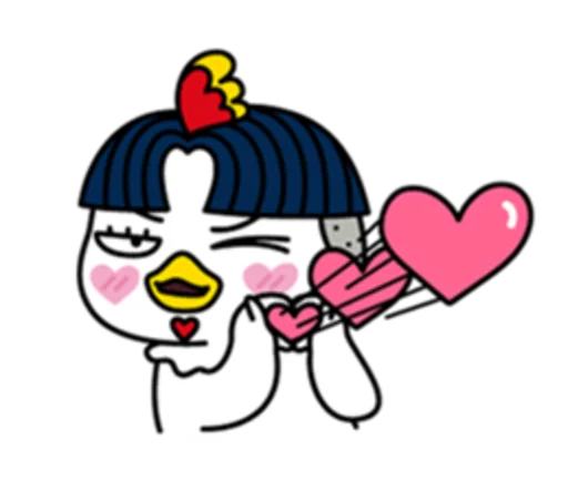 😘 Стикер «Hochi Buldak Samyang Foods» для Telegram