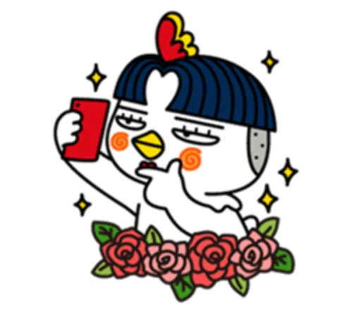 🌸 Стикер «Hochi Buldak Samyang Foods» для Telegram