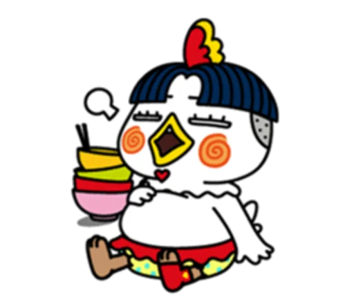 😮‍💨 Стикер «Hochi Buldak Samyang Foods» для Telegram