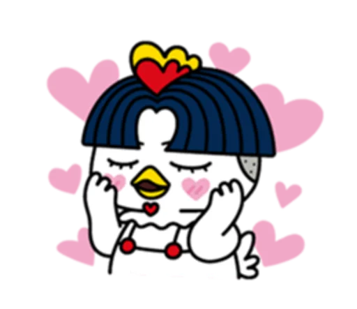 💕 Стикер «Hochi Buldak Samyang Foods» для Telegram