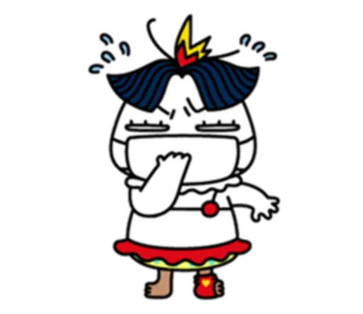 😷 Стикер «Hochi Buldak Samyang Foods» для Telegram
