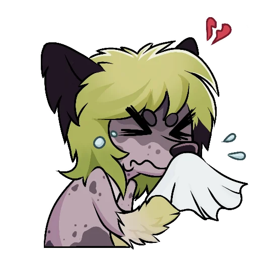 🤧 Стикер «Хохлатик» для Telegram