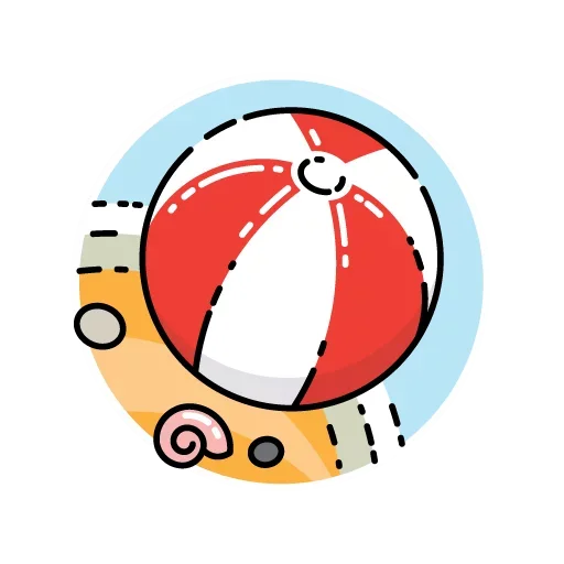 🥳 Стикер «Vacation» для Telegram