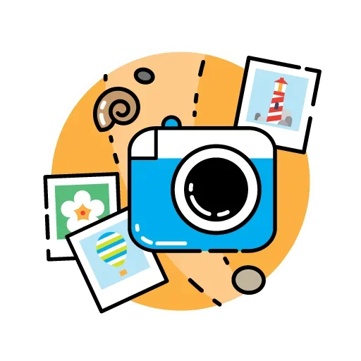 🥳 Стикер «Vacation» для Telegram