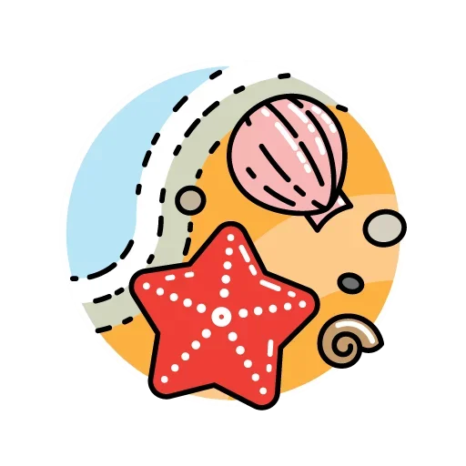 🥳 Стикер «Vacation» для Telegram