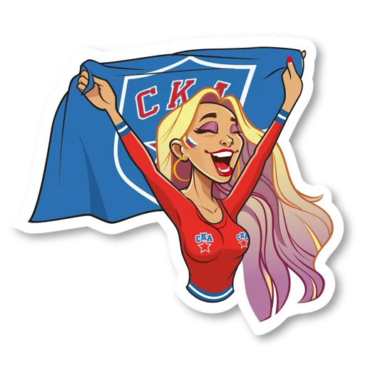 Стикерпак СКА для Telegram