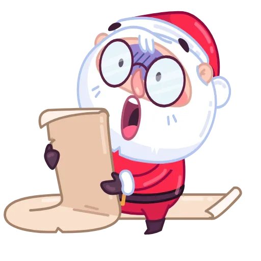 😨 Стикер «Santa» для Telegram
