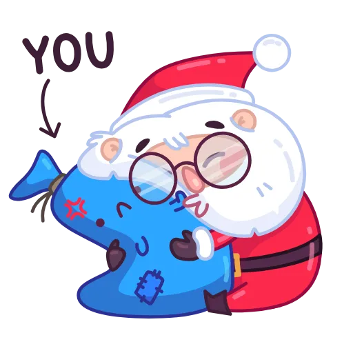 😘 Стикер «Santa» для Telegram